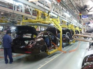 Automotive manufacturing industry